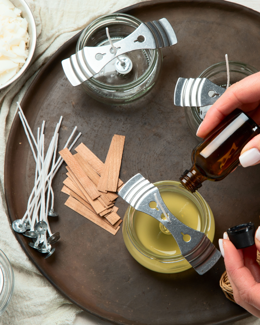 świece ręcznie robione