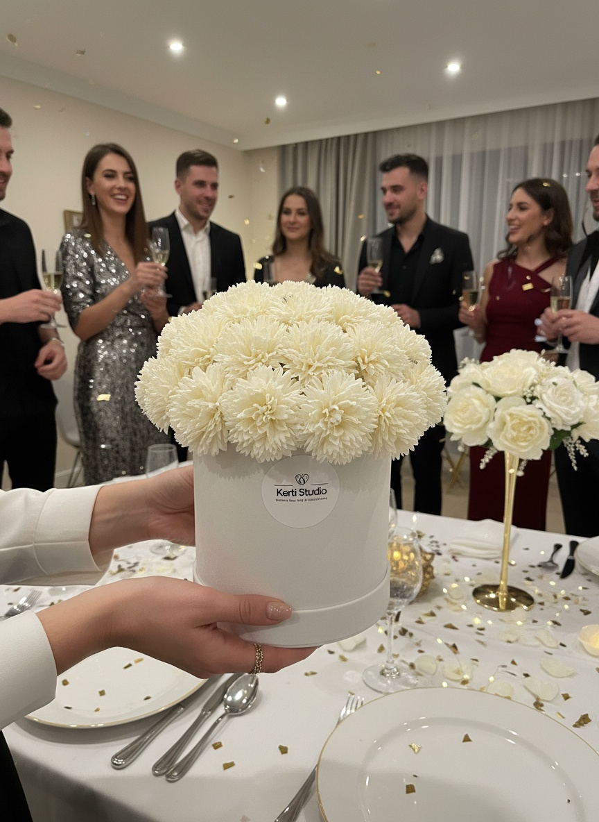 Kwiaty mydlane na prezent świąteczny – elegancka alternatywa dla tradycyjnych kwiatów