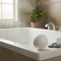 Naturalne kule do kąpieli rozgrzewające Zimowy Rytuał - sole olejki benzoes pomarańcza imbir - prezent w lnianym woreczku