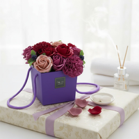 Mydlany Bukiet Fioletowy Ogród | Prezent dla Mamy, Siostry, Przyjaciółki | Domowe SPA